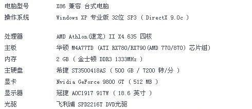 电脑配置基本知识解析（了解电脑硬件配置）  第1张